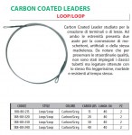 CARBON COATED WIRE LEADER LOOP-LOOP 40 lbs