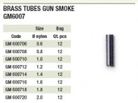 BRASS TUBE GUN SMOKE - Mis 0.60