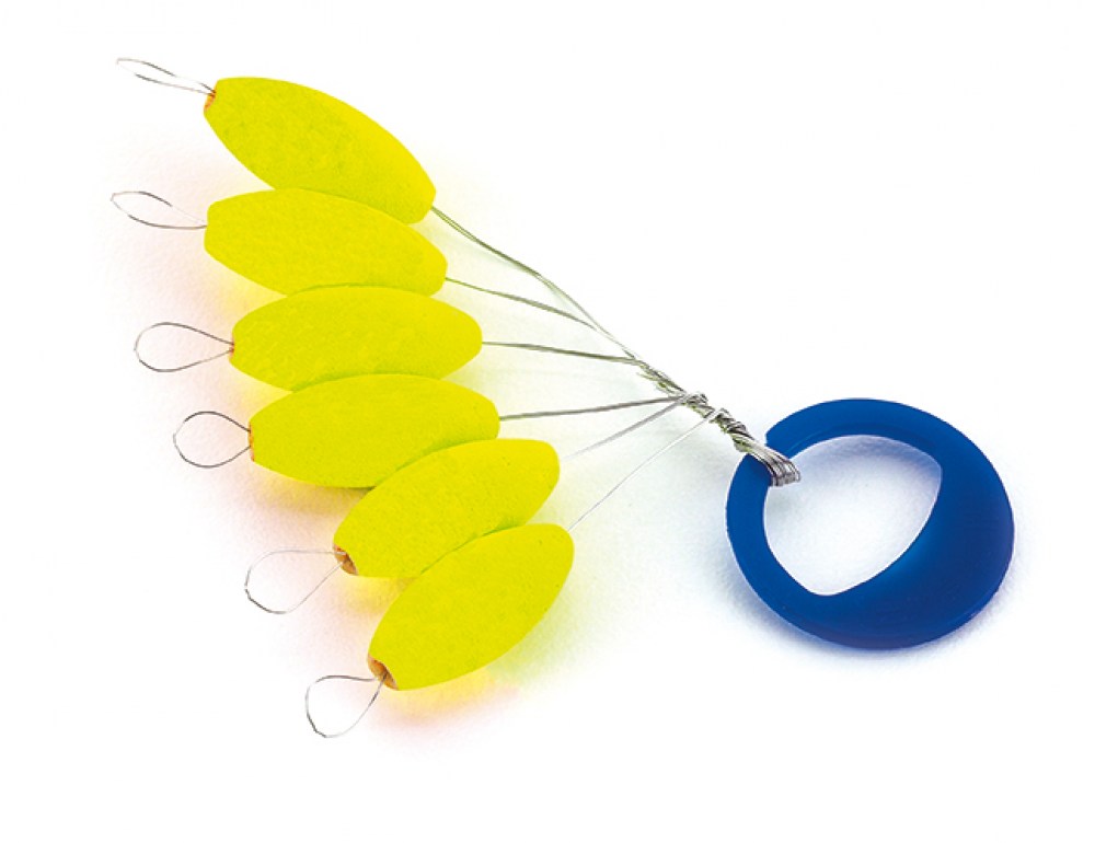 FLOAT OVAL Ø6x13.5mm - YELLOW