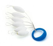 FLOAT OVAL Ø6x13.5mm - WHITE