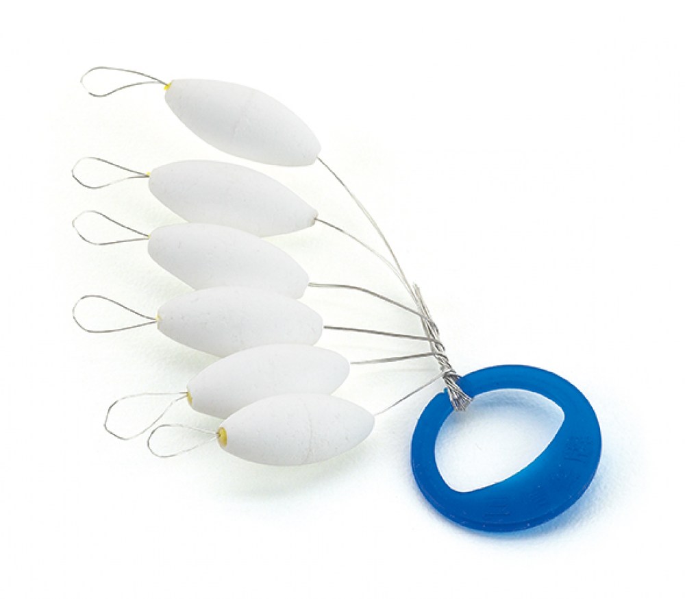 FLOAT OVAL Ø6x13.5mm - WHITE