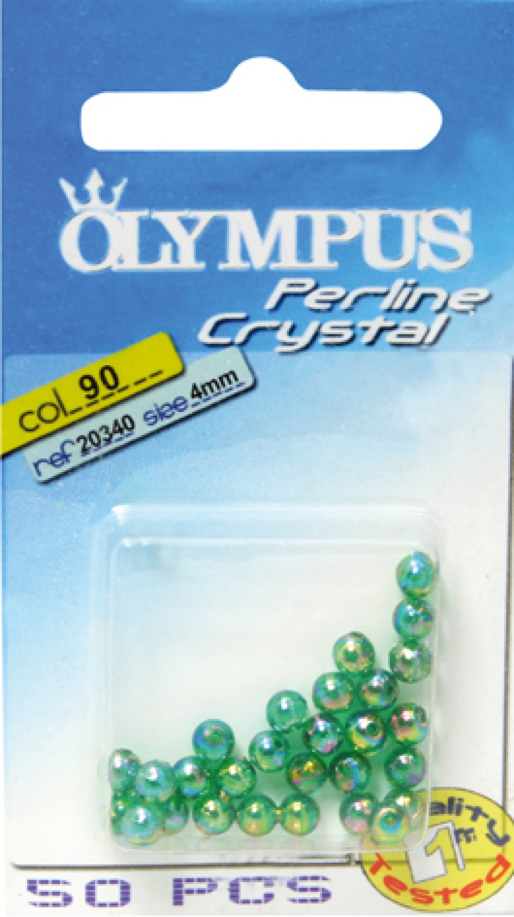 PERLINE CRYSTAL 3mm - 50 pz - colore 90