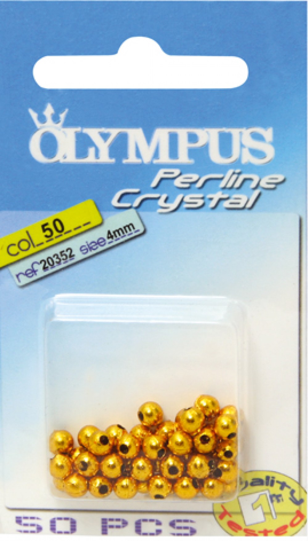 PERLINE CRYSTAL 2mm - 50 pz - colore 50