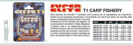 SUPER ELITE T1 CARP FISHERY 0.11